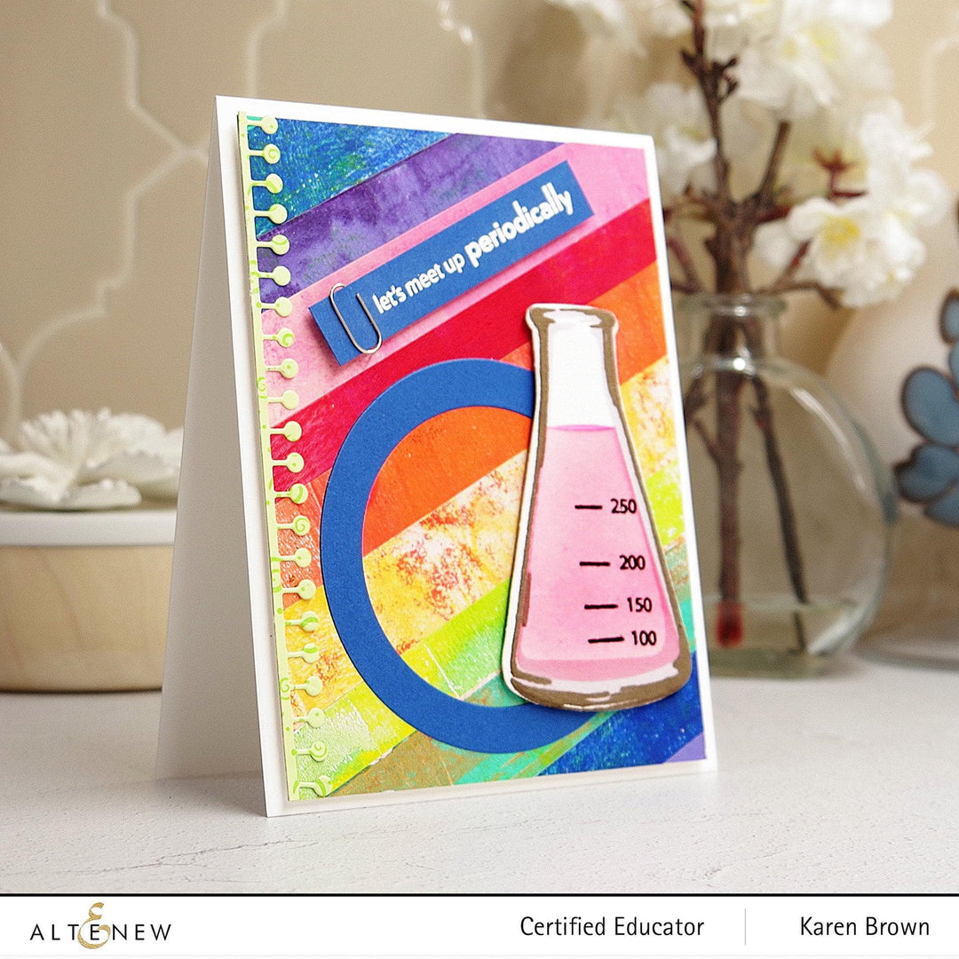 Altenew Stamp & Die & Stencil Bundle Chemistry Vases Complete Bundle