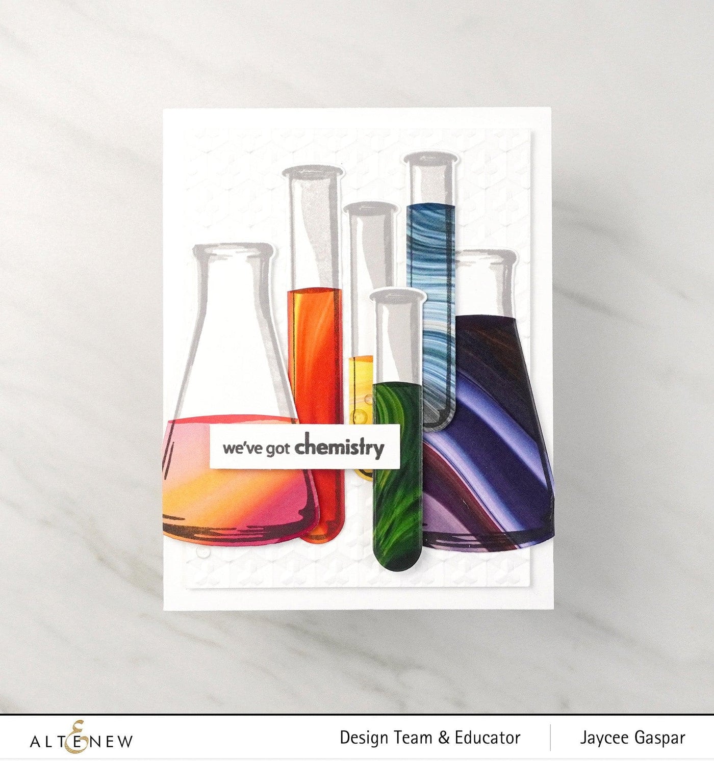 Altenew Stamp & Die & Stencil Bundle Chemistry Vases Complete Bundle