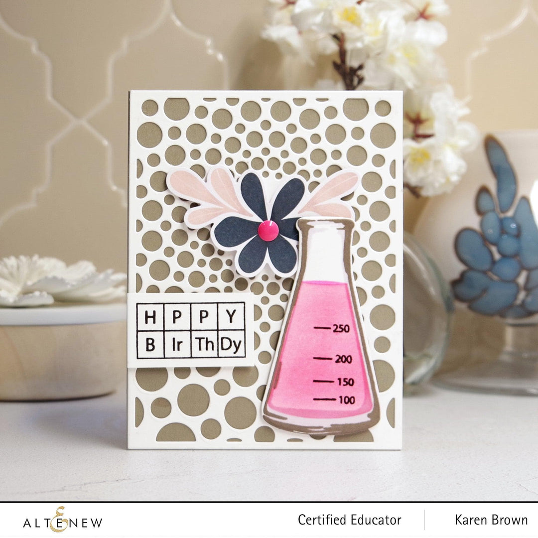 Altenew Stamp & Die & Stencil Bundle Chemistry Vases Complete Bundle