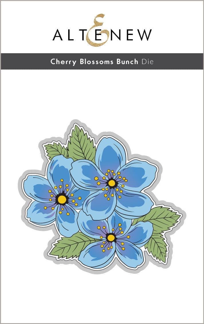 Altenew Stamp & Die & Stencil Bundle Cherry Blossoms Bunch