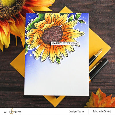 Altenew Stamp & Die & Stencil Bundle Dancing Sunflowers Complete Bundle