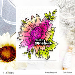 Altenew Stamp & Die & Stencil Bundle Dancing Sunflowers Complete Bundle