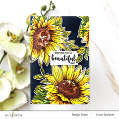 Altenew Stamp & Die & Stencil Bundle Dancing Sunflowers Complete Bundle