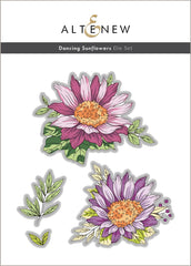 Altenew Stamp & Die & Stencil Bundle Dancing Sunflowers