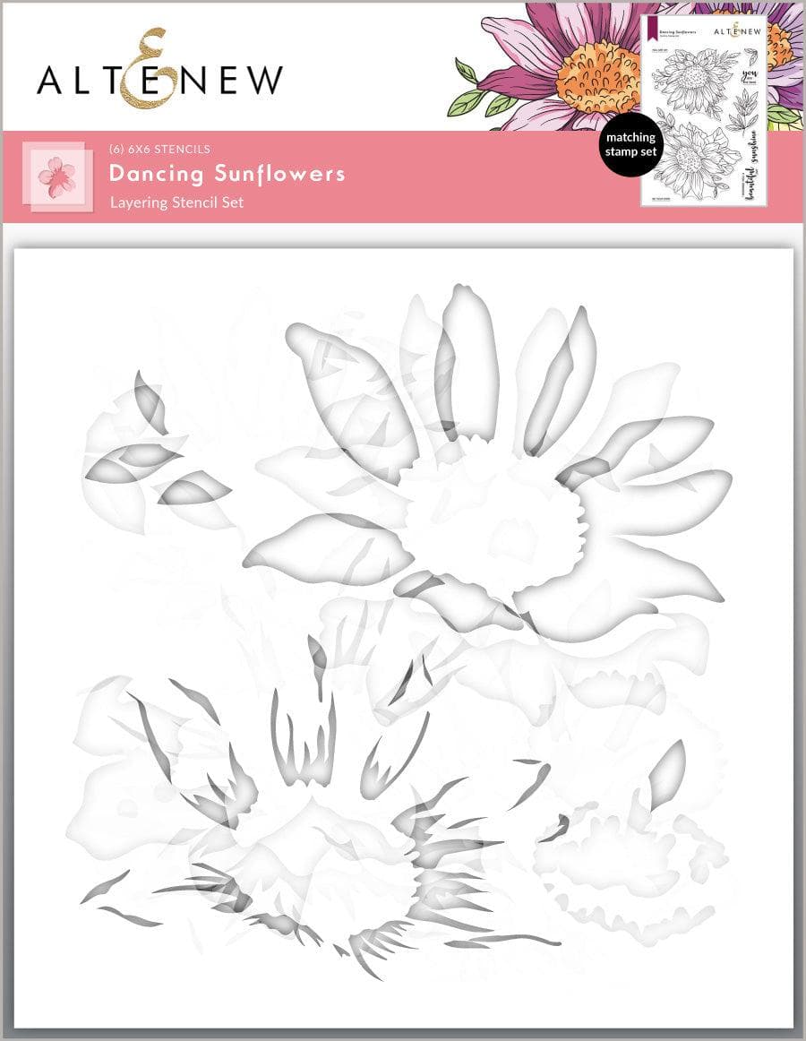 Flower Stencil Bundle, Sunflower Stencil, Daisy Stencil, Hibiscus