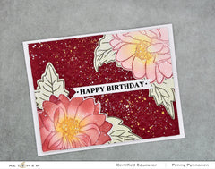 Altenew Stamp & Die & Stencil Bundle Dazzling Dahlia Stamp & Die & Stencil Bundle