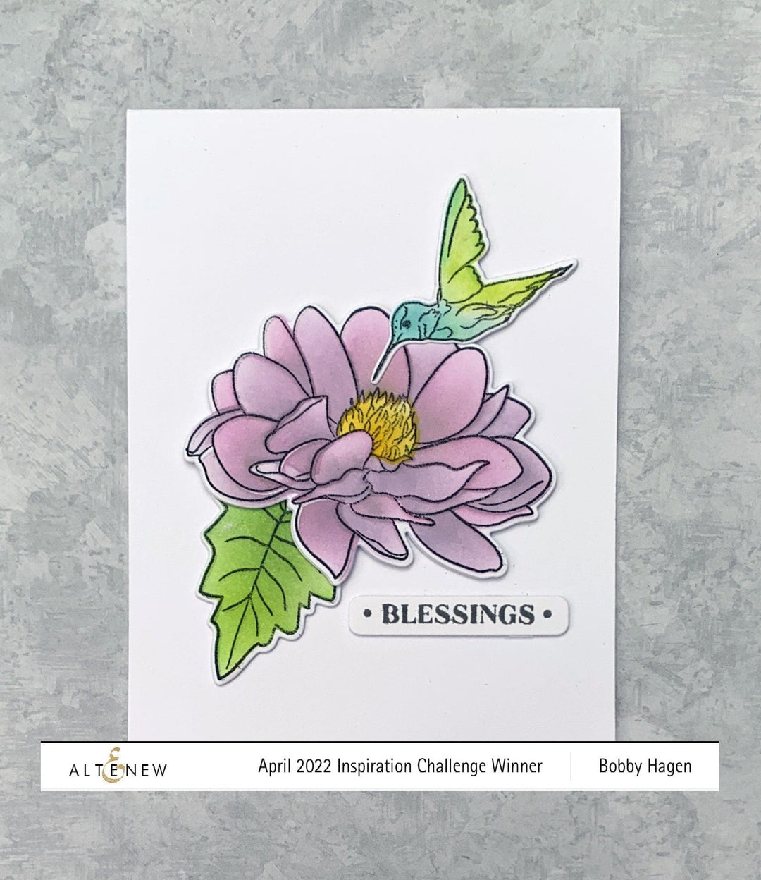 Altenew Stamp & Die & Stencil Bundle Dazzling Dahlia Stamp & Die & Stencil Bundle