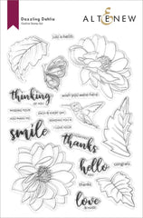 Altenew Stamp & Die & Stencil Bundle Dazzling Dahlia Stamp & Die & Stencil Bundle