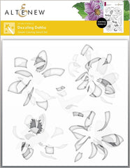 Altenew Stamp & Die & Stencil Bundle Dazzling Dahlia Stamp & Die & Stencil Bundle