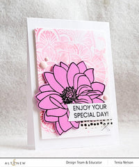 Altenew Stamp & Die & Stencil Bundle Dazzling Dahlia Stamp & Die & Stencil Bundle