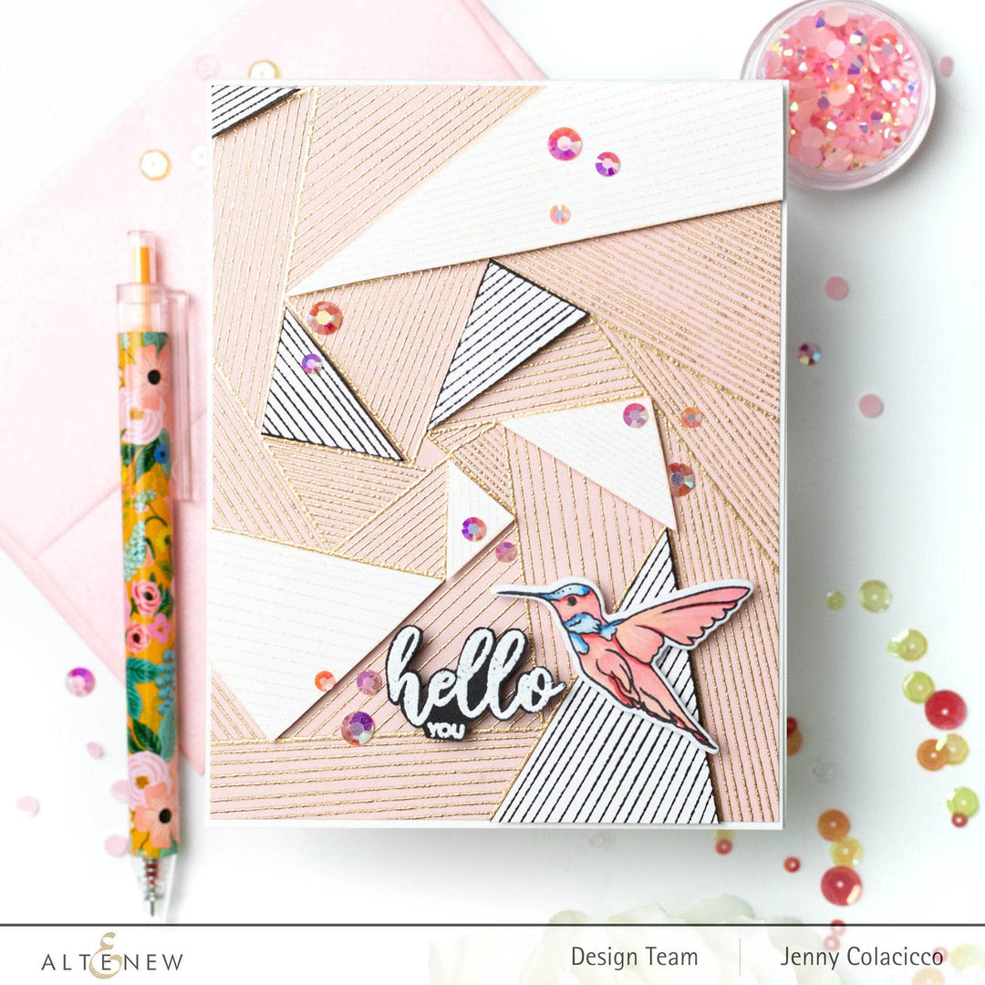Altenew Stamp & Die & Stencil Bundle Dazzling Dahlia Stamp & Die & Stencil Bundle