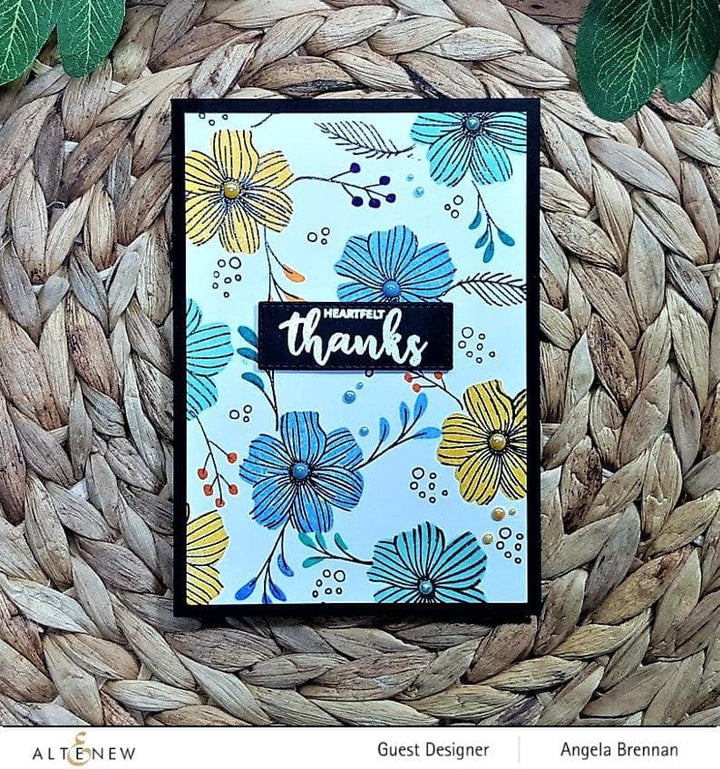 Altenew Stamp & Die & Stencil Bundle Dazzling Dahlia Stamp & Die & Stencil Bundle