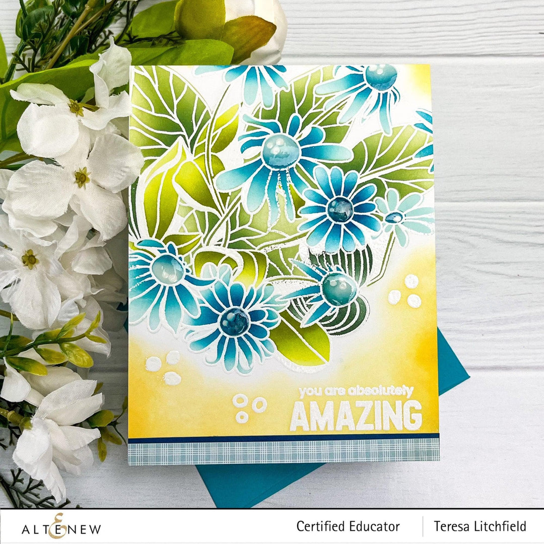 Altenew Stamp & Die & Stencil Bundle Doodle Bouquet Complete Bundle