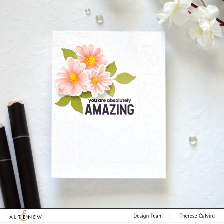 Altenew Stamp & Die & Stencil Bundle Doodle Bouquet Complete Bundle