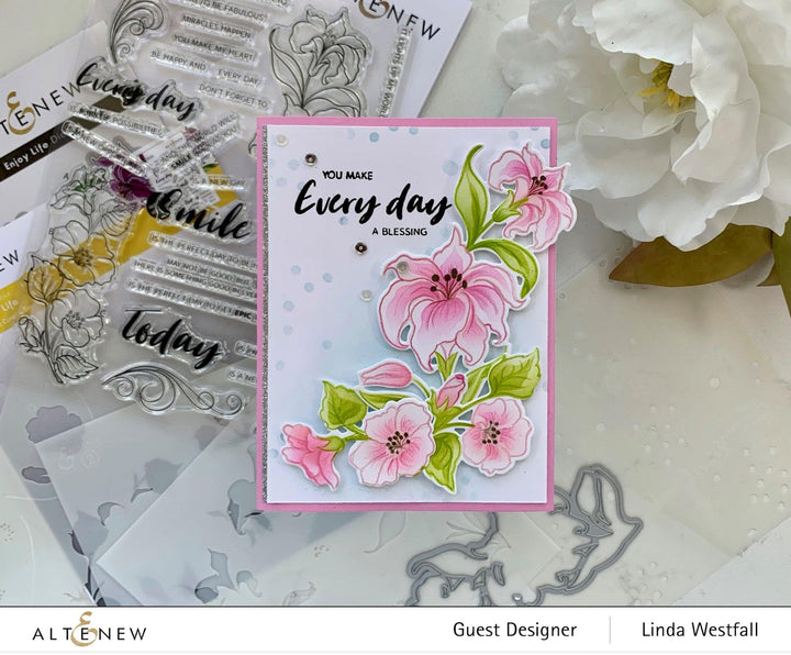 Altenew Stamp & Die & Stencil Bundle Enjoy Life Stamp & Die & Stencil Bundle