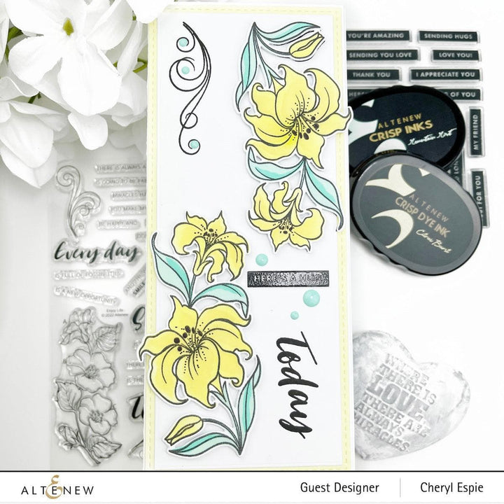 Altenew Stamp & Die & Stencil Bundle Enjoy Life Stamp & Die & Stencil Bundle