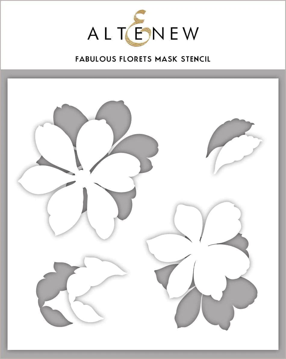 Altenew Stamp & Die & Stencil Bundle Fabulous Florets