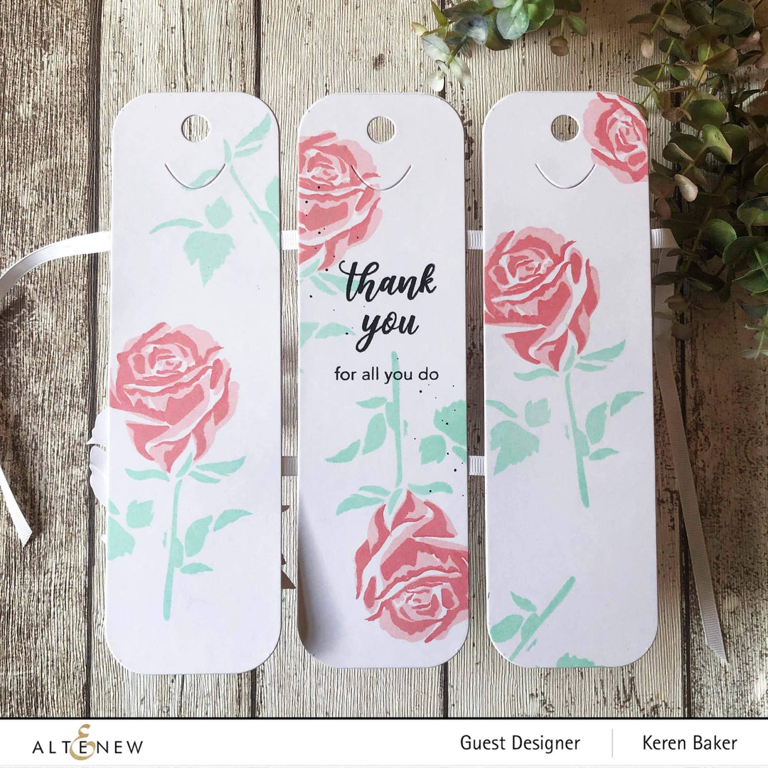 Altenew Stamp & Die & Stencil Bundle Fairy Tale Rose Stamp & Die & Stencil Bundle