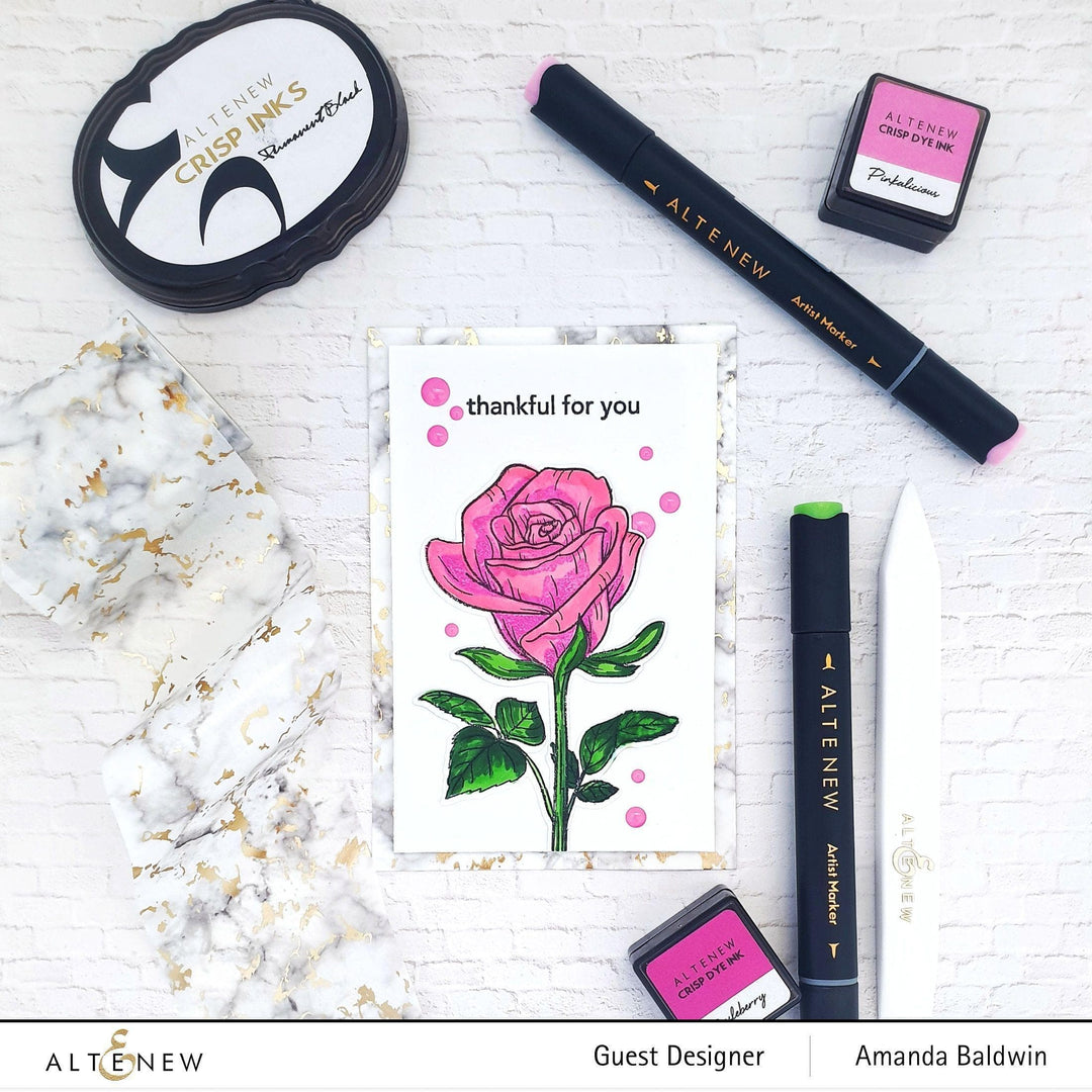 Altenew Stamp & Die & Stencil Bundle Fairy Tale Rose Stamp & Die & Stencil Bundle