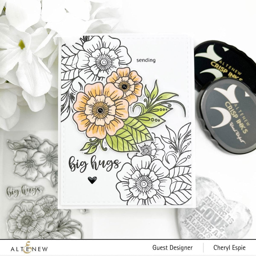 Altenew Stamp & Die & Stencil Bundle Floral Henna Stamp & Die & Stencil Bundle