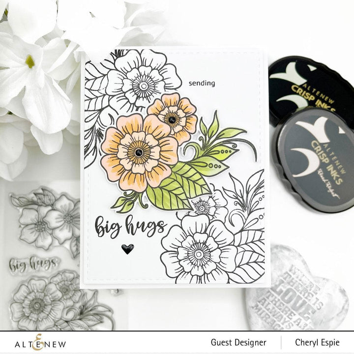 Altenew Stamp & Die & Stencil Bundle Floral Henna Stamp & Die & Stencil Bundle