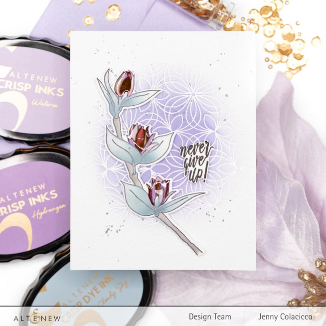 Altenew Stamp & Die & Stencil Bundle Floral Sprig Stamp & Die & Stencil Bundle