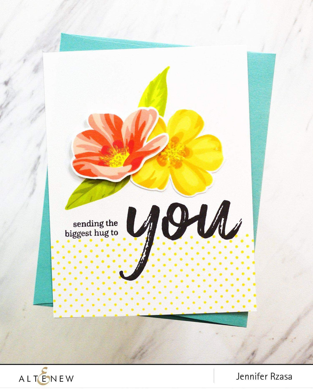Altenew Stamp & Die & Stencil Bundle Flowering Cistus Stamp & Die & Mask Stencil Bundle