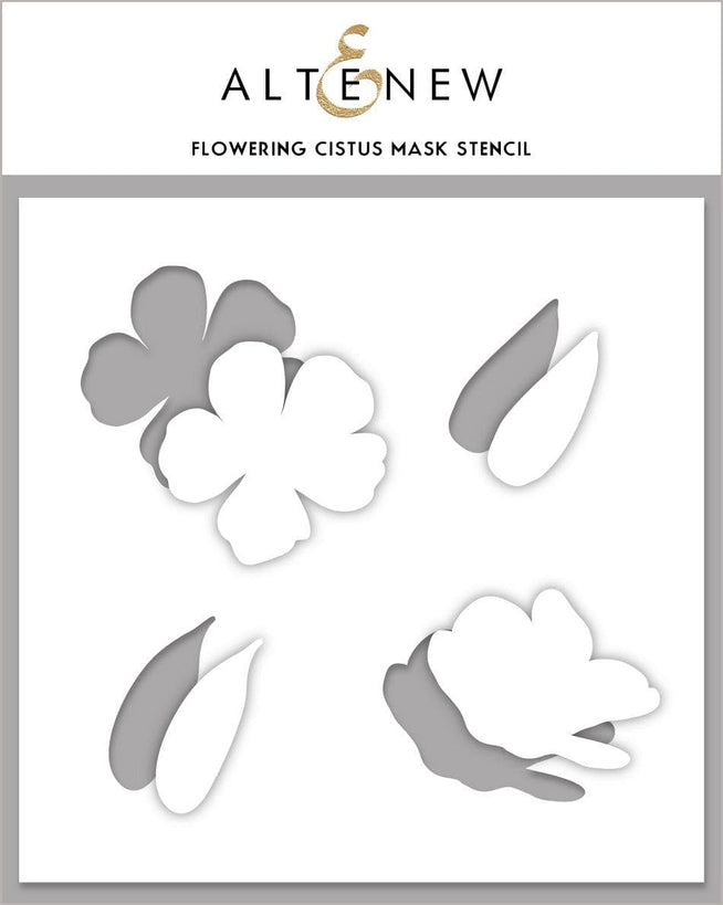 Altenew Stamp & Die & Stencil Bundle Flowering Cistus