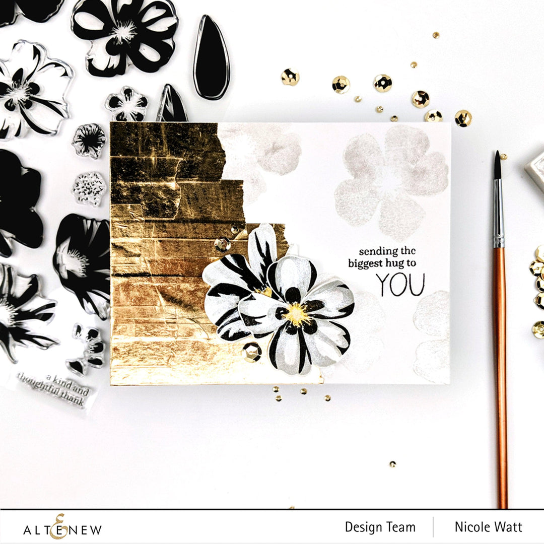 Altenew Stamp & Die & Stencil Bundle Flowering Cistus
