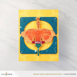 Altenew Stamp & Die & Stencil Bundle Hibiscus Motif