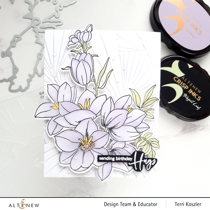 Altenew Stamp & Die & Stencil Bundle In the Woodland Stamp & Die & Coloring Stencil Bundle