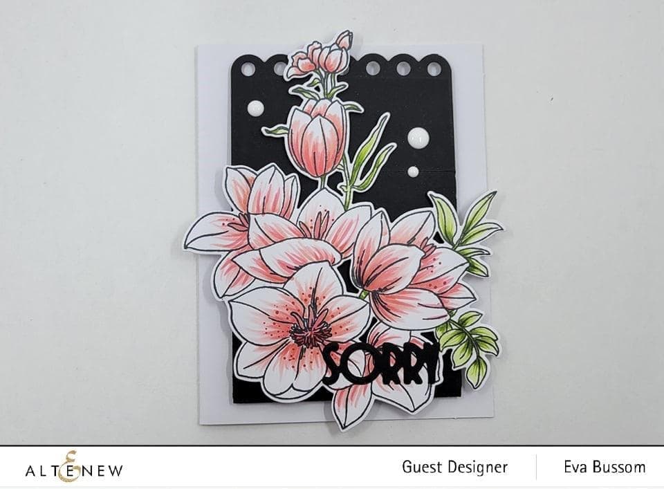 Altenew Stamp & Die & Stencil Bundle In the Woodland Stamp & Die & Coloring Stencil Bundle