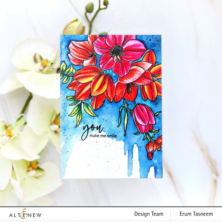 Altenew Stamp & Die & Stencil Bundle In the Woodland Stamp & Die & Coloring Stencil Bundle