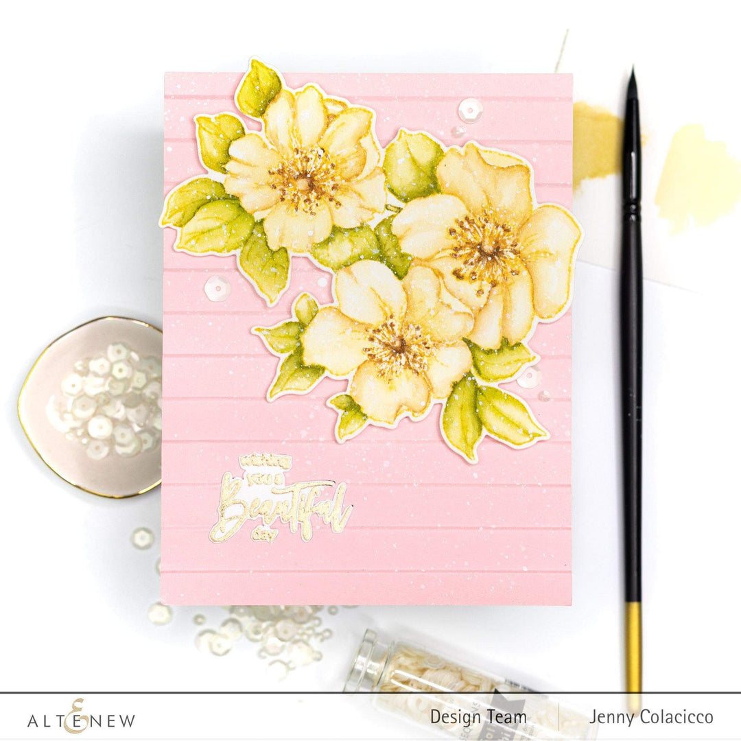 Altenew Stamp & Die & Stencil Bundle In the Woodland Stamp & Die & Coloring Stencil Bundle