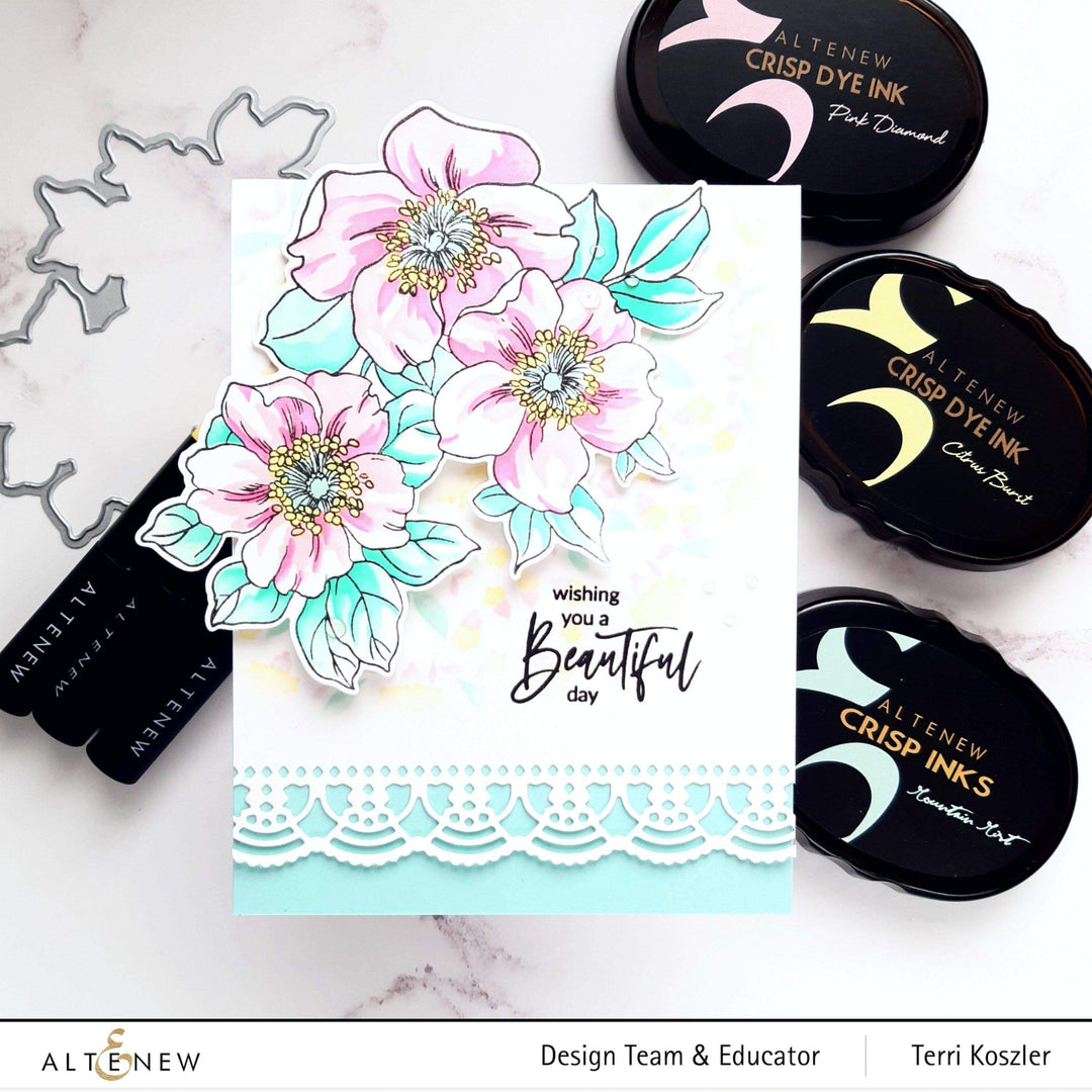 Altenew Stamp & Die & Stencil Bundle In the Woodland Stamp & Die & Coloring Stencil Bundle