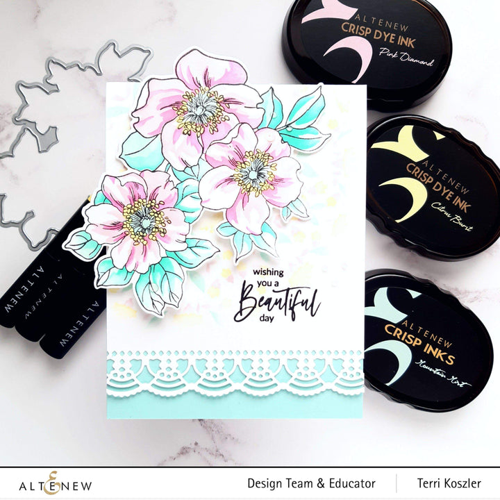 Altenew Stamp & Die & Stencil Bundle In the Woodland Stamp & Die & Coloring Stencil Bundle