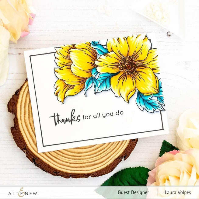Altenew Stamp & Die & Stencil Bundle Just Jasmine Stamp & Die & Mask Stencil Bundle