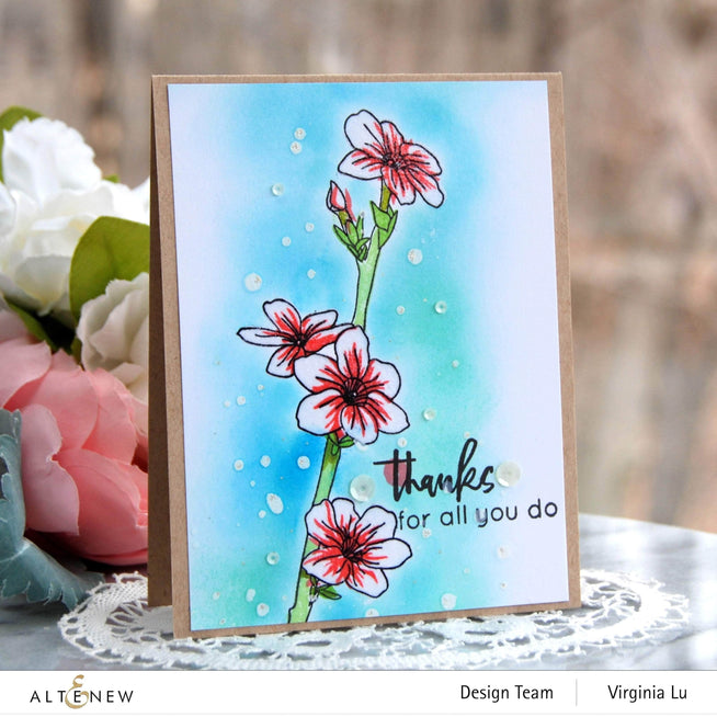 Altenew Stamp & Die & Stencil Bundle Just Jasmine Stamp & Die & Mask Stencil Bundle