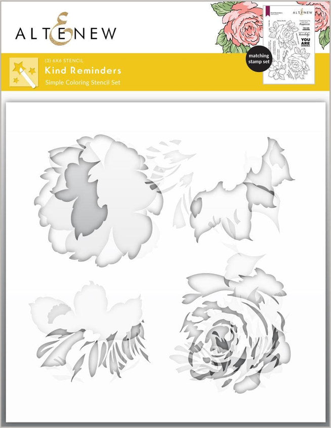 Altenew Stamp & Die & Stencil Bundle Kind Reminders