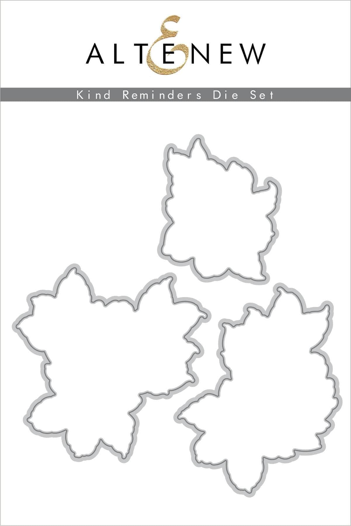 Altenew Stamp & Die & Stencil Bundle Kind Reminders