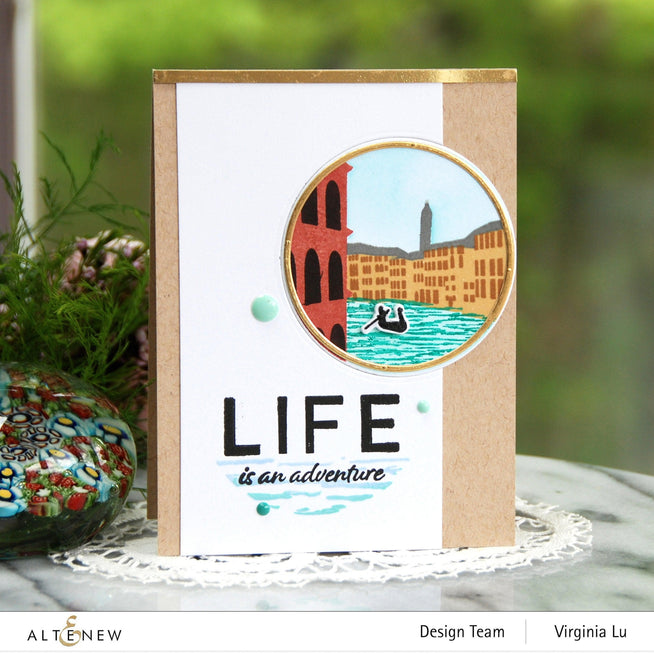 Altenew | Card Making, Scrapbooking & Paper-Crafting Supplies! Stamp & Die & Stencil Bundle Let's Go Stamp & Die & Coloring Stencil Bundle