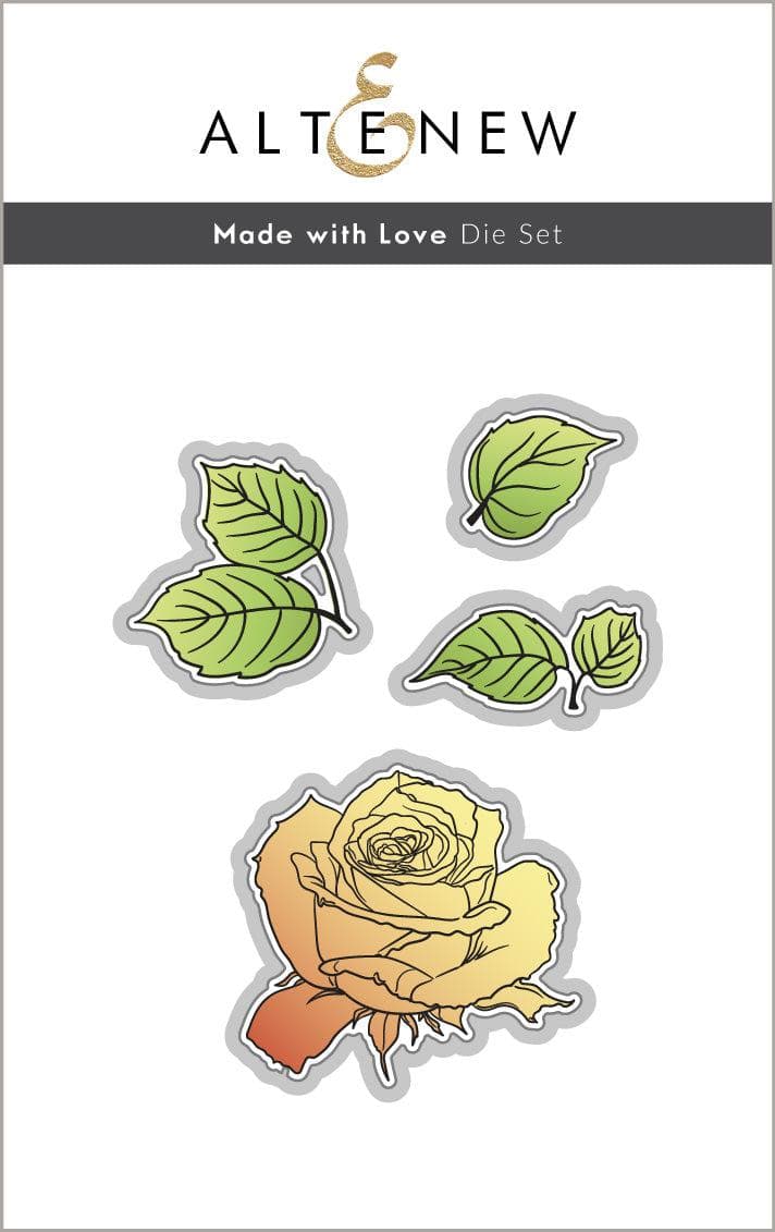 Altenew Stamp & Die & Stencil Bundle Made With Love