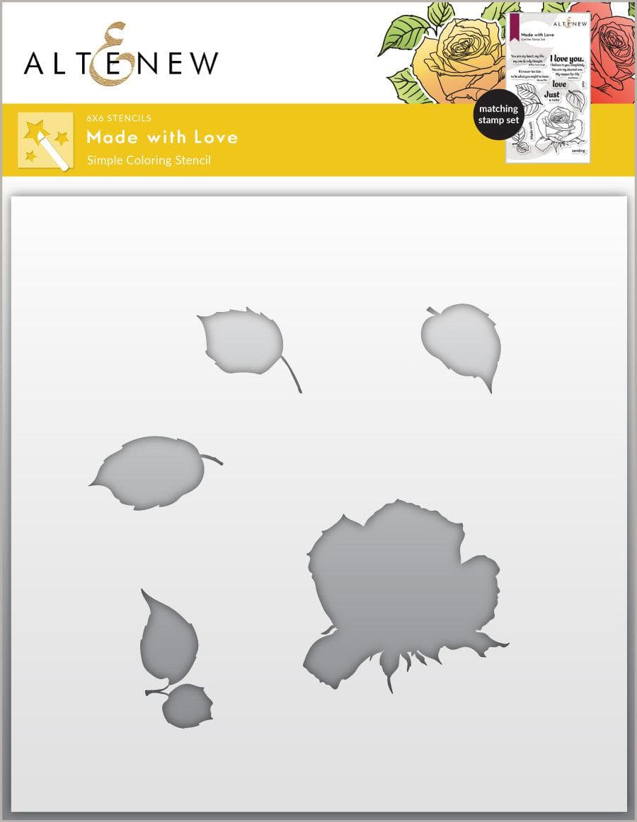 Altenew Stamp & Die & Stencil Bundle Made With Love