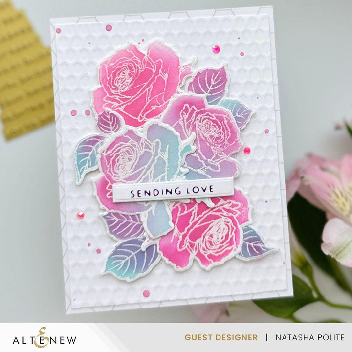 Altenew Stamp & Die & Stencil Bundle Made With Love