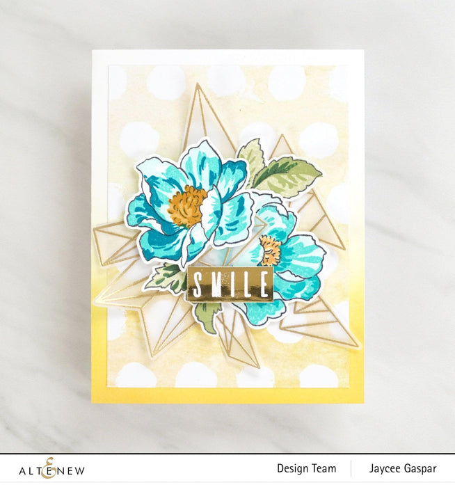 Altenew Stamp & Die & Stencil Bundle Nature Blossoms Stamp & Die & Mask Stencil Bundle