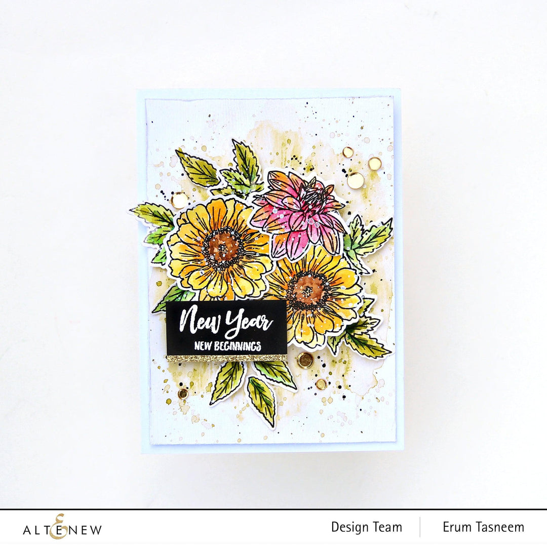 Altenew Stamp & Die & Stencil Bundle New Beginnings Stamp & Die & Mask Stencil Bundle