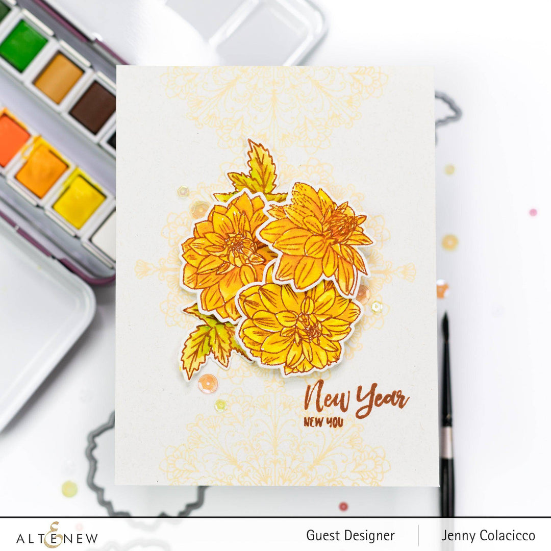 Altenew Stamp & Die & Stencil Bundle New Beginnings Stamp & Die & Mask Stencil Bundle