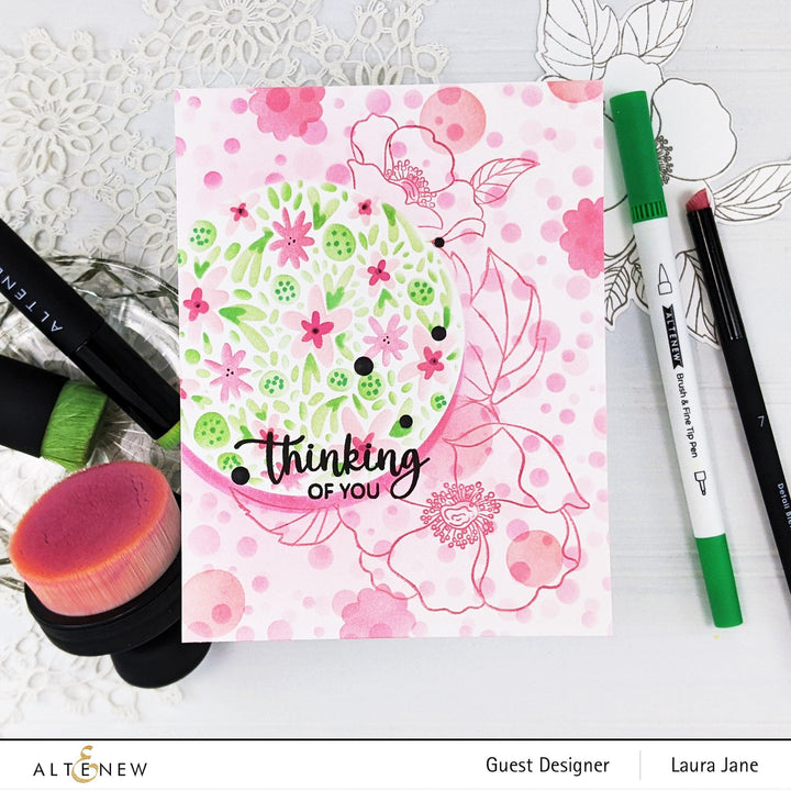 Altenew Stamp & Die & Stencil Bundle Nostalgic Florals Complete Bundle