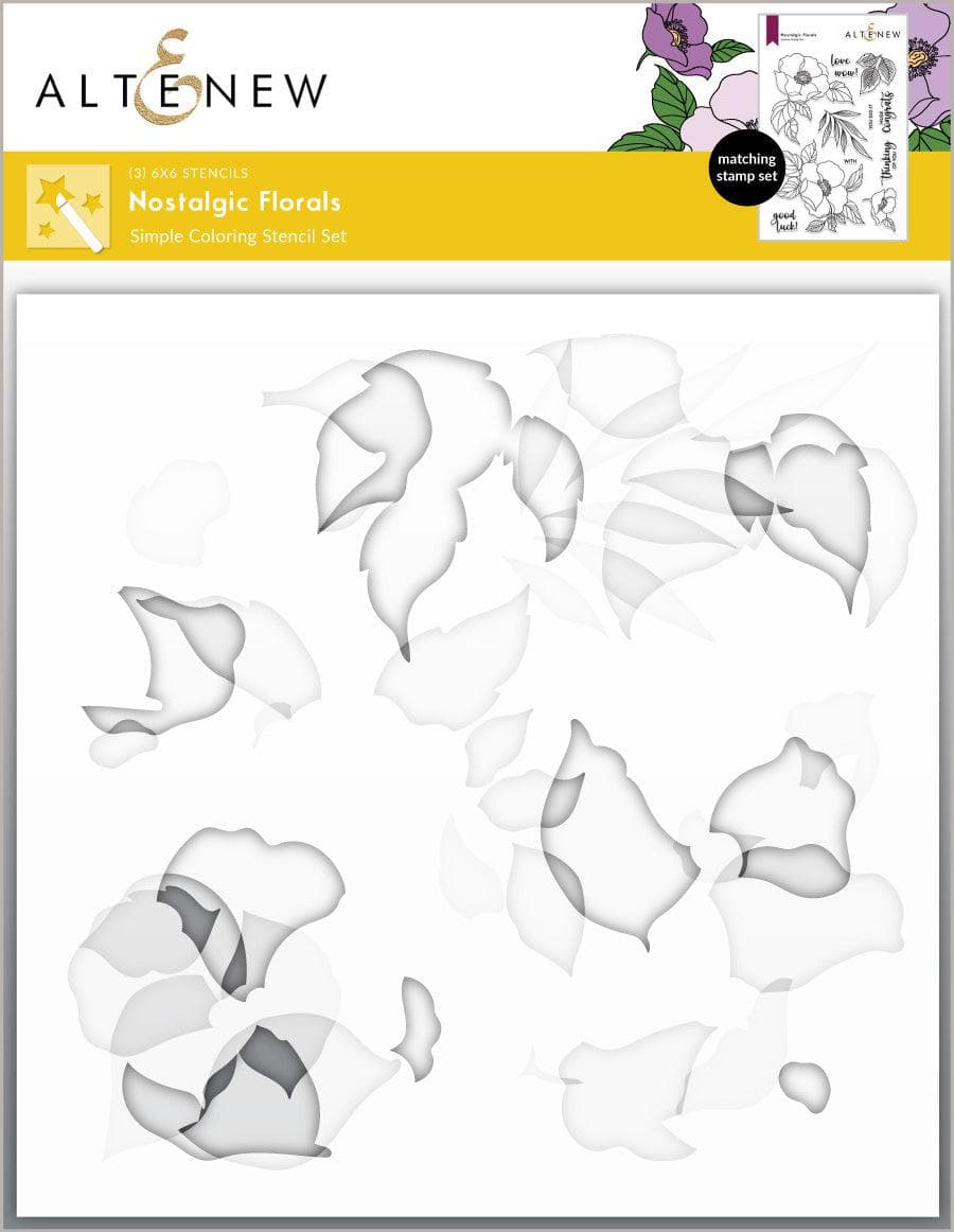 Altenew Stamp & Die & Stencil Bundle Nostalgic Florals Complete Bundle