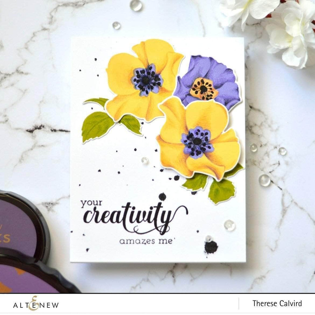 Altenew Stamp & Die & Stencil Bundle Peaceful Reverie Stamp & Die & Mask Stencil Bundle